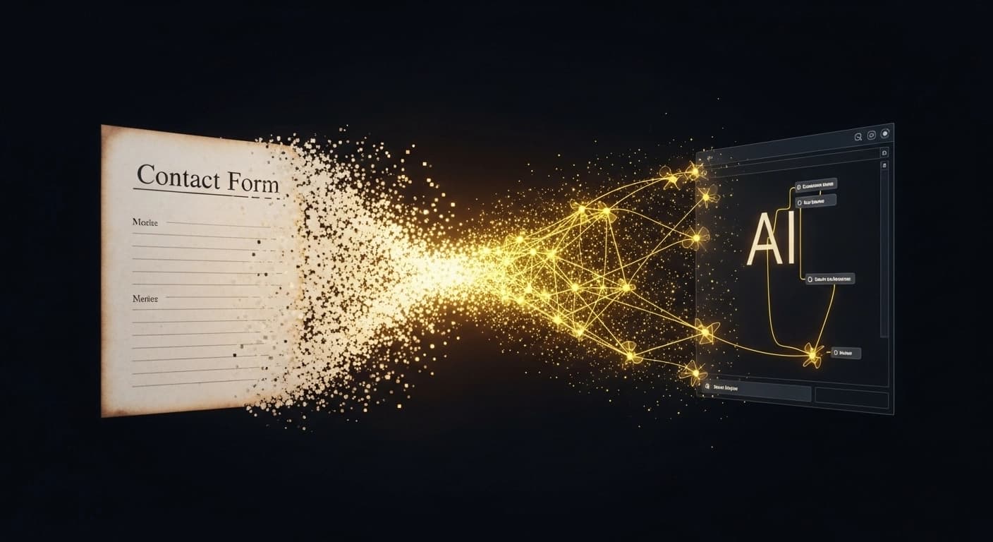 AI Chatbots vs. Contact Forms: The $100k Lead Qualification Difference